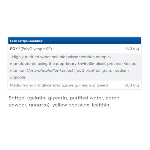 Natural Factors PGX Daily Ultra Matrix 750 mg 120 Lágykapszula