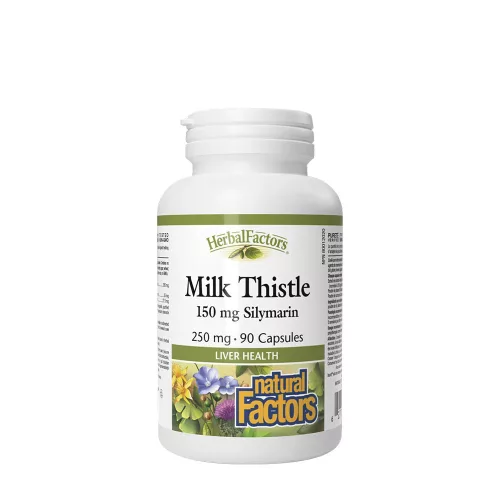 Natural Factors Milk Thistle 250 mg/150 mg Silymarin 90 Kapszula