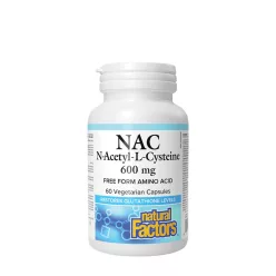Natural Factors N-Acetyl-L-Cysteine (NAC) 600 mg 60 Kapszula