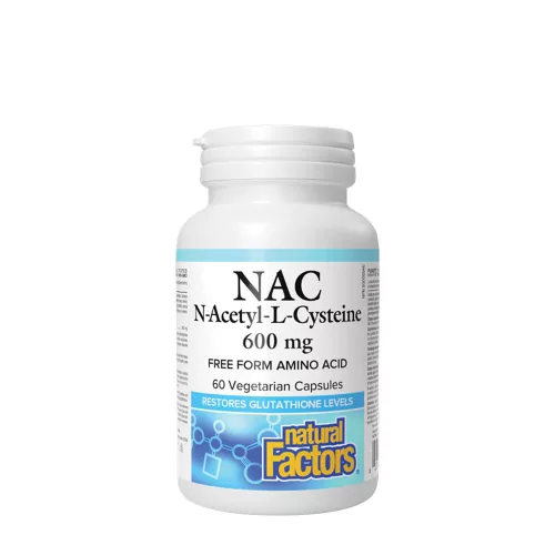 Natural Factors N-Acetyl-L-Cysteine (NAC) 600 mg 60 Kapszula
