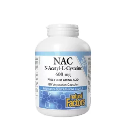   Natural Factors N-Acetyl-L-Cysteine (NAC) 600 mg 180 Kapszula