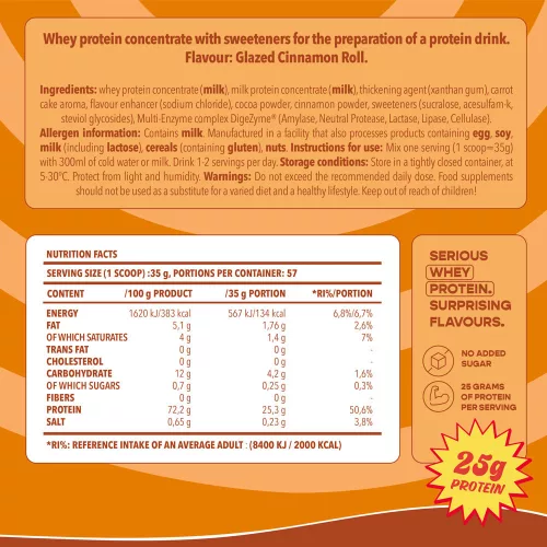 Nanosupps Whey Protein - Tejsavófehérje 2000 g