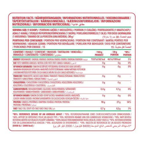 Nanosupps Protein Water - Marhafehérje Izolátum 450 g