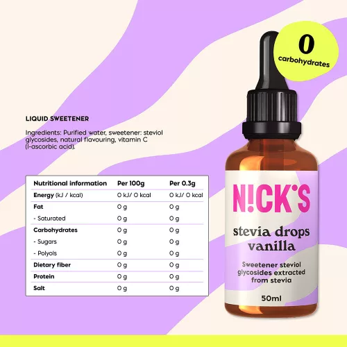 Nick's Stevia Csepp 50 ml
