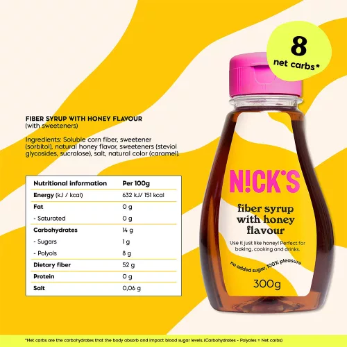 Nick's Mézpótló Rostszirup 300 g