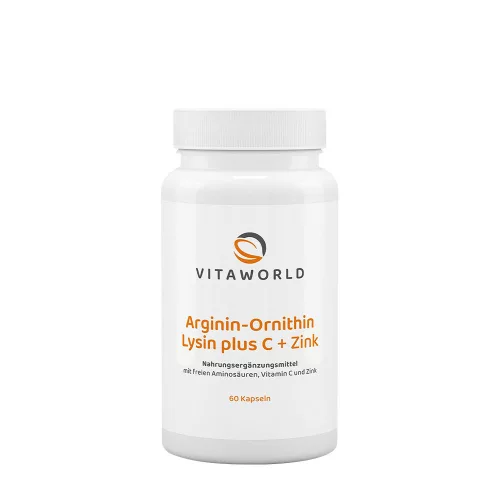 Vitaworld Arginin-Ornitin-Lizin + C-vitamin + Cink 60 Kapszula