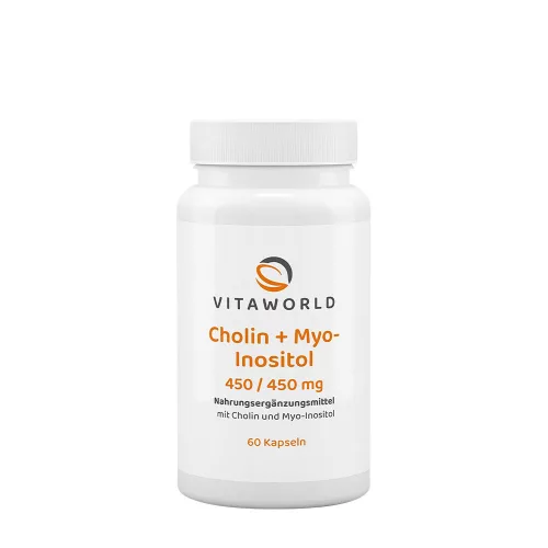 Vitaworld Choline + Inositol - Kolin és Inozitol 450/450 mg 60 Kapszula