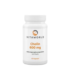 Vitaworld Choline 600 mg - Kolin 600 mg 60 Kapszula