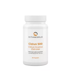 Vitaworld Cistus 500 - Borrózsa 60 Kapszula