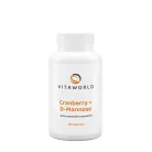 Vitaworld Cranberry+D-Mannose - Tőzegáfonya+D-Mannóz 90 Kapszula