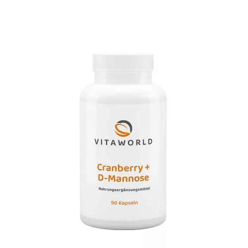 Vitaworld Cranberry+D-Mannose - Tőzegáfonya+D-Mannóz 90 Kapszula