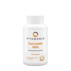 Vitaworld Curcumin 500 mg - Kurkuma 500 mg 120 Kapszula
