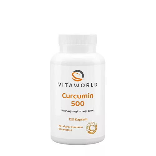 Vitaworld Curcumin 500 mg - Kurkuma 500 mg 120 Kapszula