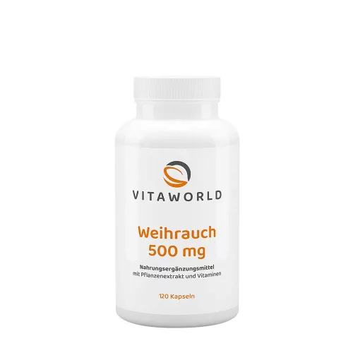 Vitaworld Frankincense 500 mg - Tömjén 500 mg 120 Kapszula