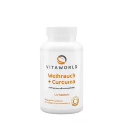   Vitaworld Frankincense + Curcuma - Tömjén + Kurkuma 120 Kapszula