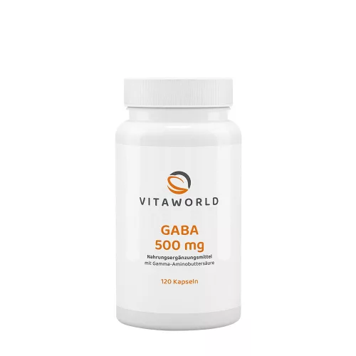 Vitaworld Gaba 500 mg 120 Kapszula