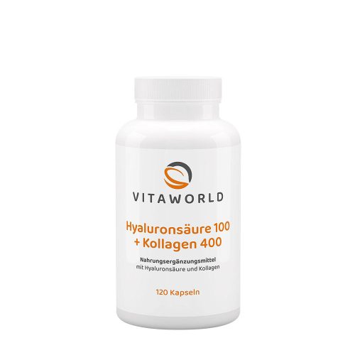 Vitaworld Hialuronsav 100 + Kollagén 400 120 Kapszula