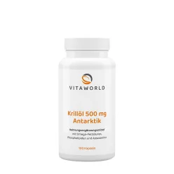   Vitaworld Krill Oil Antarctica 500 mg - Krill Olaj 100 Kapszula