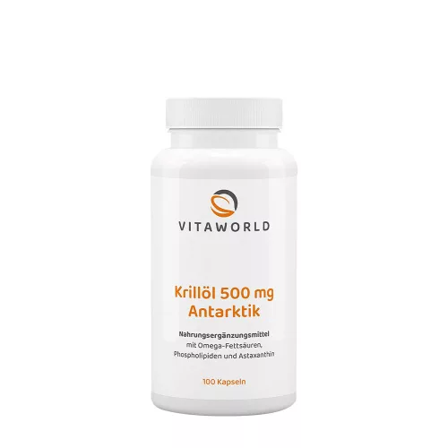 Vitaworld Krill Oil Antarctica 500 mg - Krill Olaj 100 Kapszula