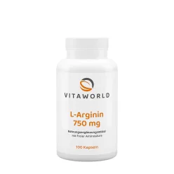 Vitaworld L-Arginin 750 mg 100 Kapszula