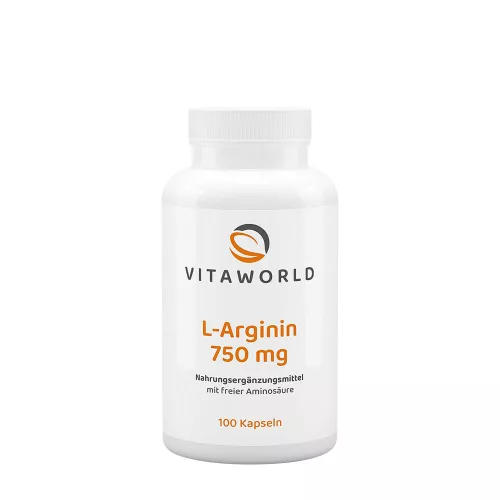 Vitaworld L-Arginin 750 mg 100 Kapszula