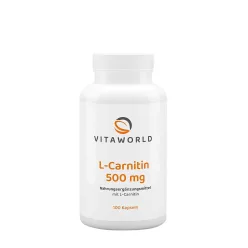 Vitaworld L-Karnitin 500 mg 100 Kapszula