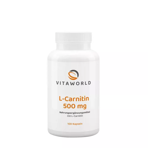 Vitaworld L-Karnitin 500 mg 100 Kapszula