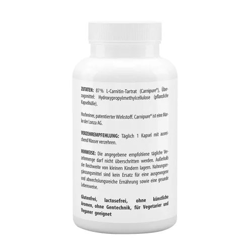 Vitaworld L-Karnitin 500 mg 100 Kapszula
