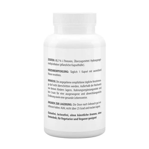 Vitaworld L-threonine 500 - L-treonin 500 120 Kapszula
