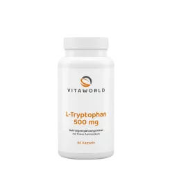   Vitaworld L-Tryptophan 500 mg - L-triptofán 500 mg 60 Kapszula
