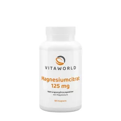 Vitaworld Magnesium-Citrát 125 mg 120 Kapszula