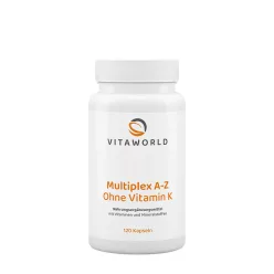   Vitaworld Multiplex A–Z vitamin K-vitamin Nélkül 120 Kapszula