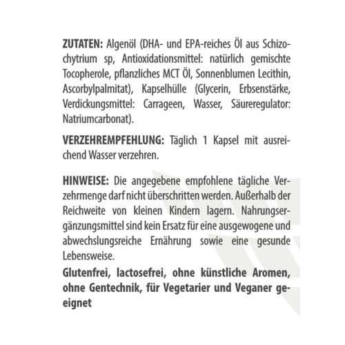 Vitaworld Omega-3 Vegán 120 Kapszula