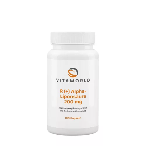 Vitaworld R (+) Alpha Lipoic Acid 200 mg - R (+) Alfa-Liponsav 200 mg 100 Kapszula