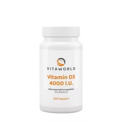 Vitaworld Vitamin D3 4000 NE 100 Kapszula