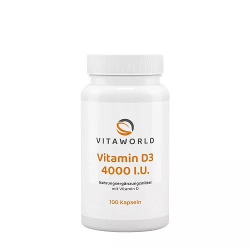 Vitaworld Vitamin D3 4000 NE 100 Kapszula