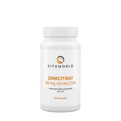 Vitaworld Cink-Citrát 30 mg 60 Kapszula