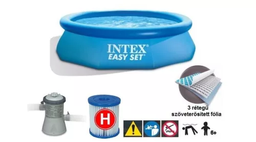 Intex Easy vízforgatós medence szett 305x76 cm, vízforgatóval - 28122 