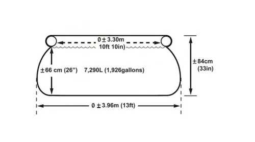 Intex Easy vízforgatós medence szett 396x84 cm, vízforgatóval - 28142 