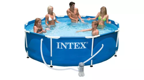 Intex Vízforgatós medence szett, fémvázas, 305x76 cm, vízforgatóval - INTEX 28202 