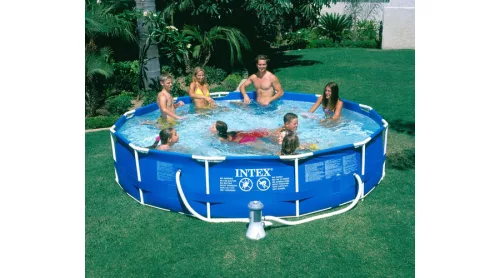 Intex Vízforgatós medence szett, fémvázas, 366x76 cm, vízforgatóval - INTEX 28212 