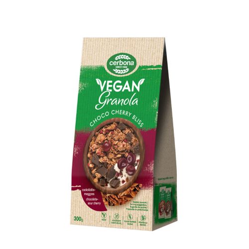 Cerbona Vegán Cocoa Cherry Granola 300 g