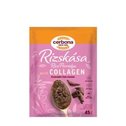 Cerbona Étcsokoládés Rizskása Kollagénnel 45 g