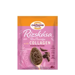 Cerbona Étcsokoládés Rizskása Kollagénnel 45 g