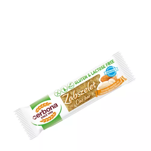 Cerbona Gluténmentes Karamell-Mandula Ízű Zabszelet 40 g