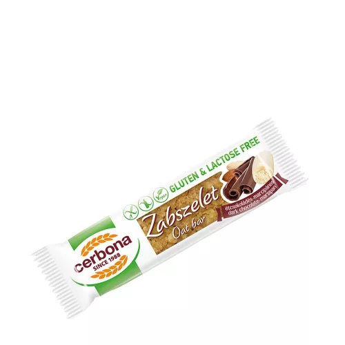 Cerbona Gluténmentes Étcsokoládés-Marcipános Zabszelet 40 g