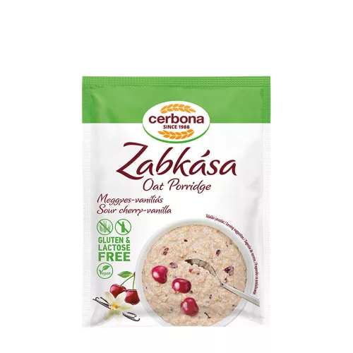 Cerbona Meggyes-Vaníliás Gluténmentes Zabkása 50 g