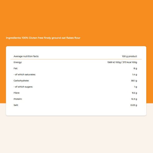 Cerbona Gluténmentes Zabpehelyliszt 500 g