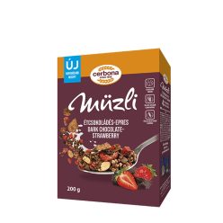 Cerbona Étcsokoládés-Epres Müzli 200 g