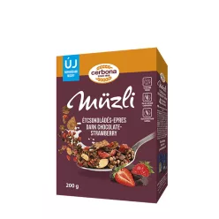 Cerbona Étcsokoládés-Epres Müzli 200 g